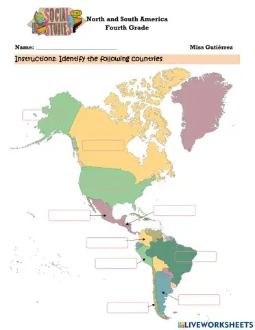 North and South America