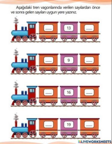 Önceki Sonra ki Sayıyı Bulalım...