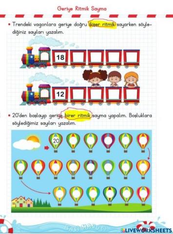 Ritmik Sayma Yapalım