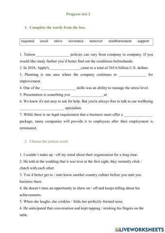 Notes Upper Intermediate