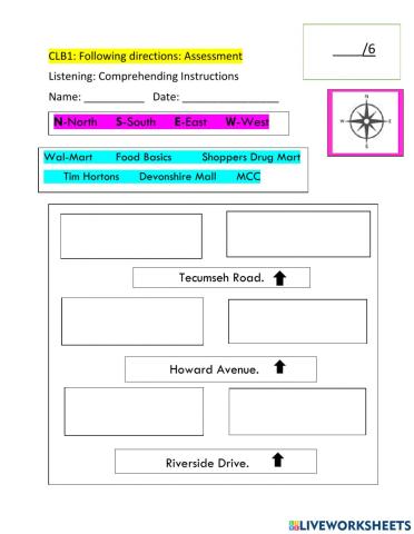 Following Directions