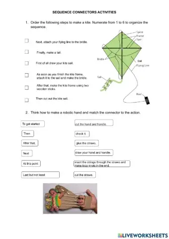Sequence connectors activities