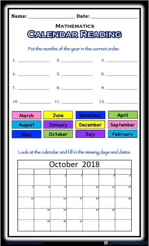 Calendar Reading