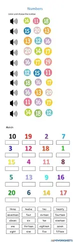 English3-Numbers-1-20