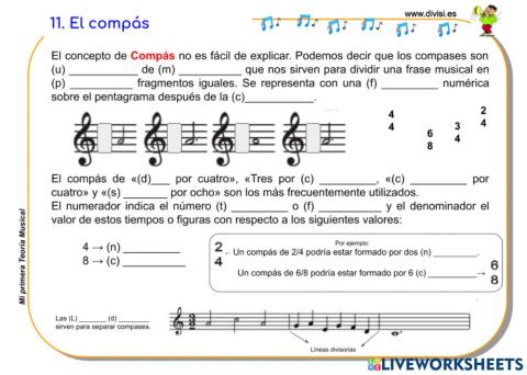 11 Los Compases (Mi primera Teoría DIVISI)