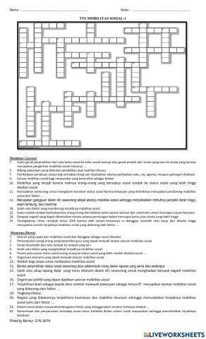 TTS  mobilitas sosial (IPS 8)