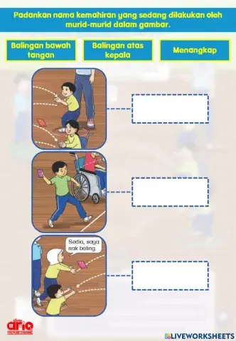 Pjk tahun 1 : baling dan tangkap