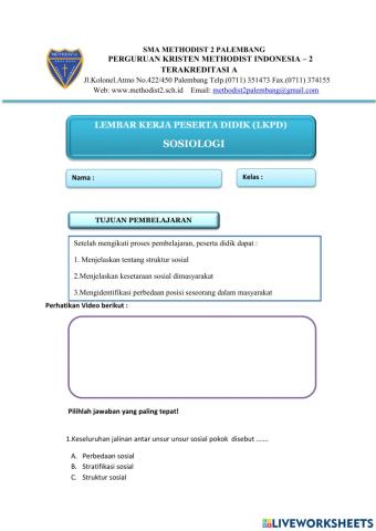 Kesetaraan dan harmoni sosial