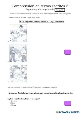 Comprensión de Textos Escritos 5