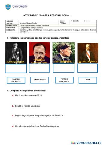 El oncenio de Leguía