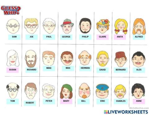 Pg1 indovina chi? (descrivere)