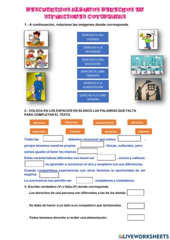 Derechos en la vida cotidiana