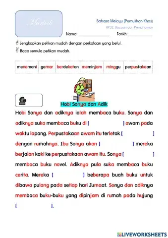 Bacaan dan Pemahaman