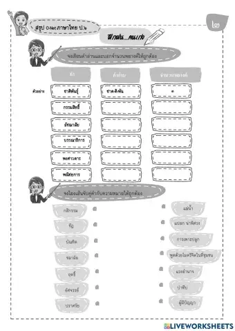 พยางค์ คำ วลี