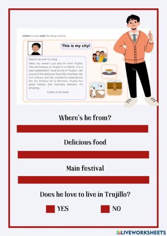 Listen to and read the blog entries