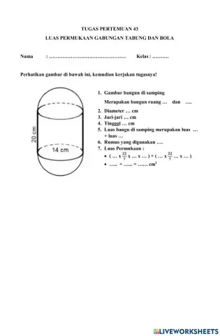 Luas Tabung dan Bola