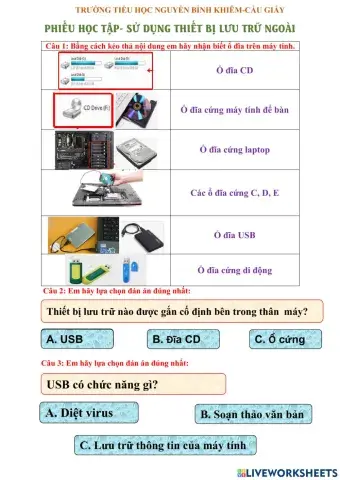 Bài 5: sử dụng thiết bị lưu trữ ngoài