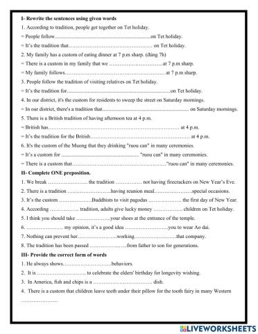 Grade 8- Unit 4 (cont)