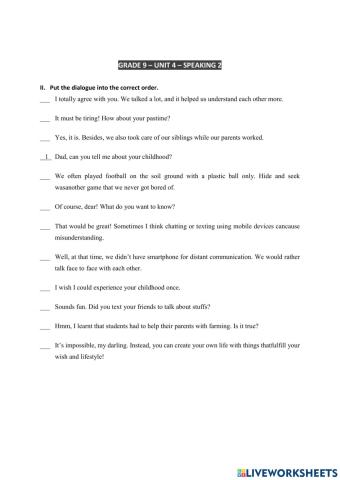 L9 - Test U4 - Speaking 2