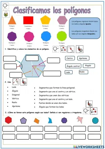Clasificamos los polígonos