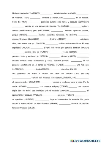 Presente de indicativo