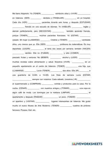 Presente de indicativo