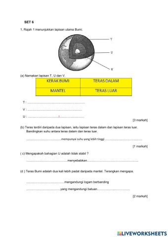 Set 6 ulangkaji bab 9 tingkatan 1