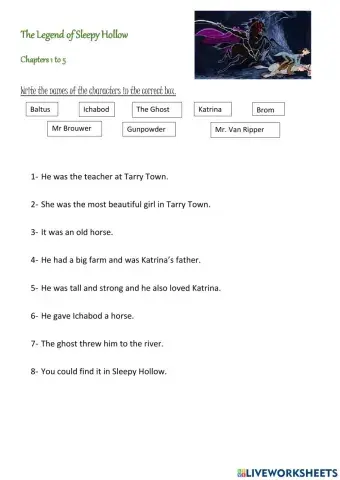 The legend of sleepy hollow