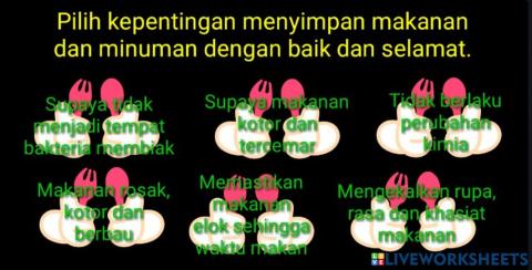 Kepentingan menyimpan makanan dengan bersih dan selamat