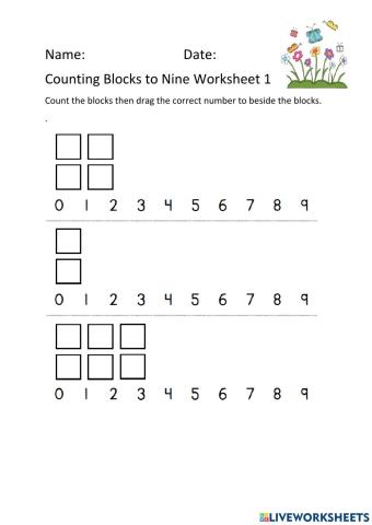Counting Blocks to 9