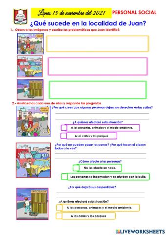 Que esta pasando en la localidad de Juan