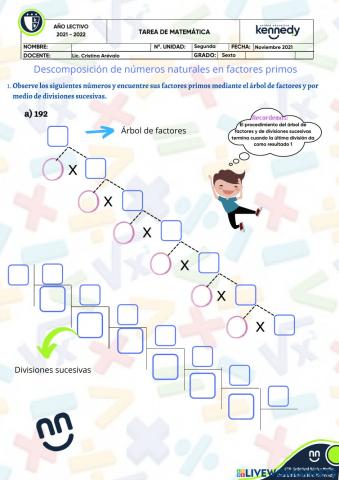 Matemática lunes 15 de noviembre