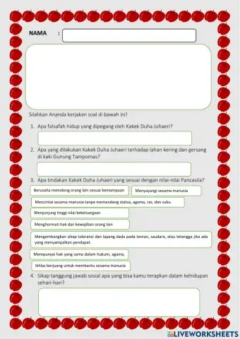 Hubungan simbol sila Pancaasila