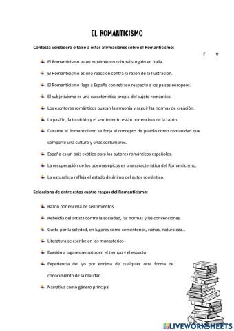 Características del Romanticismo