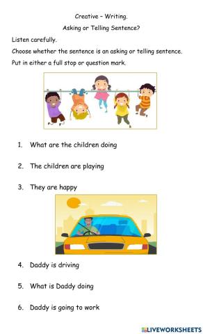 Asking or Telling Sentence