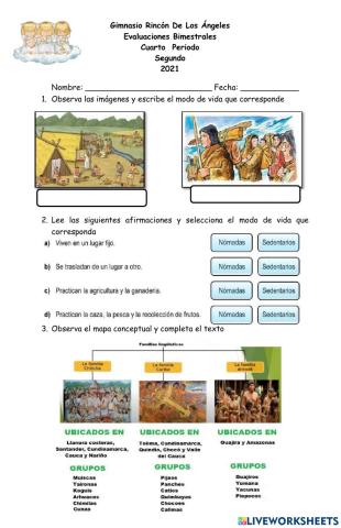 Evaluacion bimestral