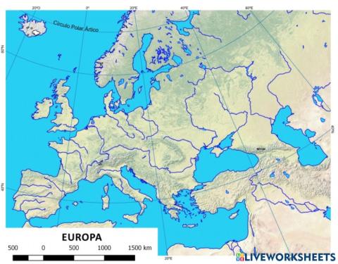 Mares y ríos de Europa