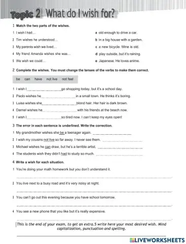 Use of English II Period