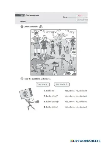 Unit 3 Story World Test