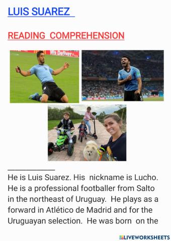Luis suarez reading