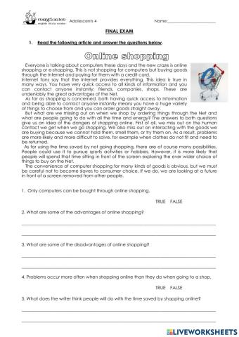 Ado 4 practice 3 reading