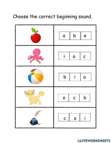 Beginning Sound