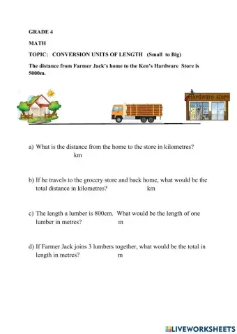 Conversion of length