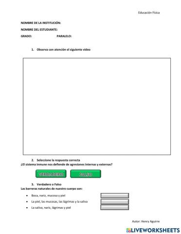 Sistema Inmunológico