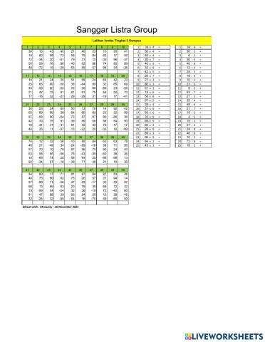 Latihan Sempoa 3 - 1st