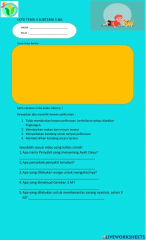 Lkpd tema 4 subtema 3 pb 5 &6