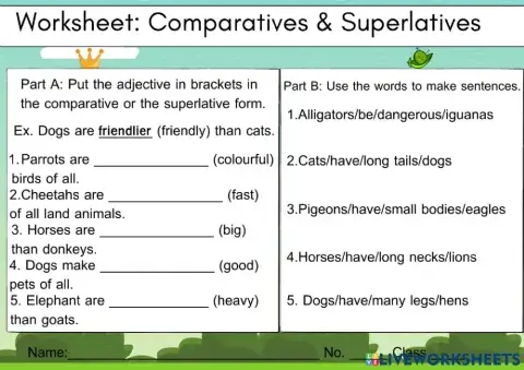 Comparatives & Superlatives
