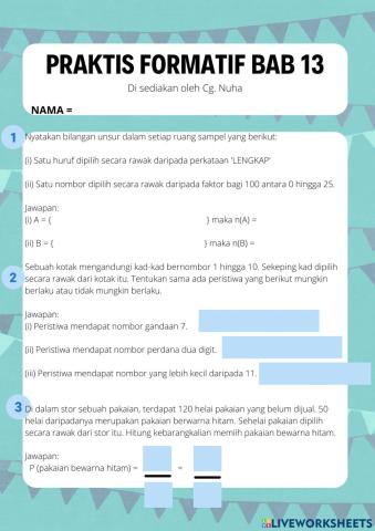 Ujian topikal bab 13