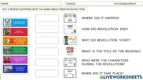 Mexican revolution activity