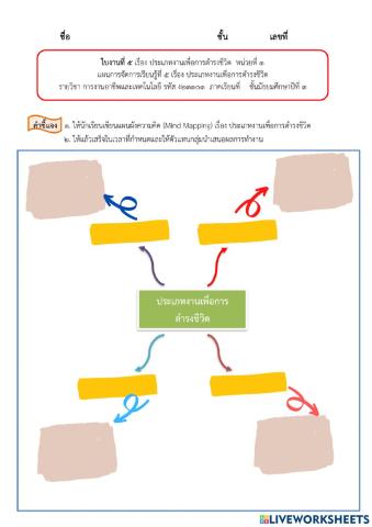 ประเภทงานเพื่อการดำรงชีวิต